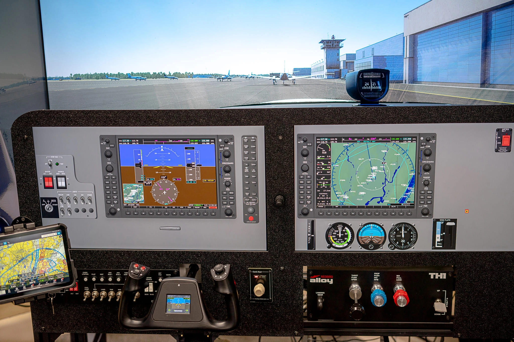 SG-2 flight simulator cockpit